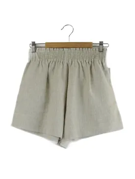 Amelius 'Ada' Beige Linen Shorts M | BNWT