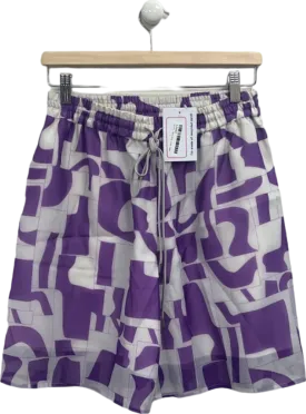 Baum Und Pferdgarten Purple Printed Shorts UK M