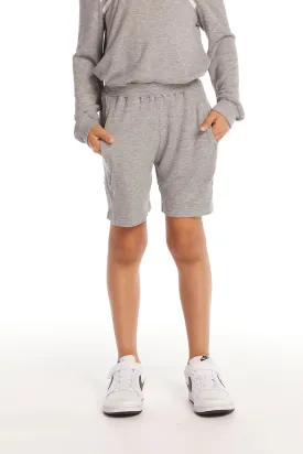CHA Grey Waffle Knit Boat Day Shorts