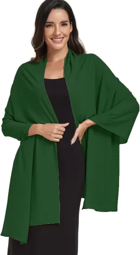 Chiffon Shawl and Wraps for Women Warm Scarves Wedding Evening Bridal Scarfs Pashmina Shawls