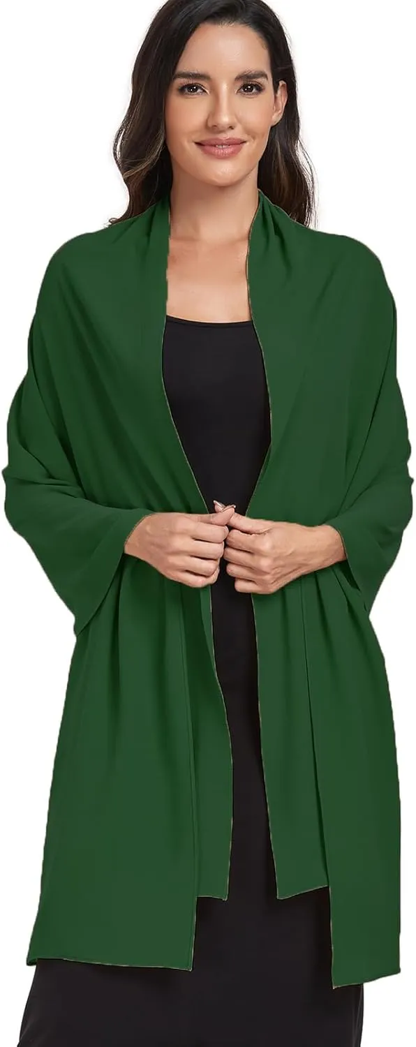 Chiffon Shawl and Wraps for Women Warm Scarves Wedding Evening Bridal Scarfs Pashmina Shawls