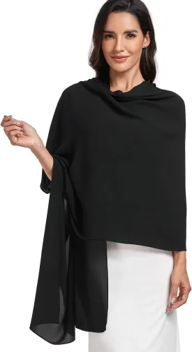 Chiffon Shawl and Wraps for Women Warm Scarves Wedding Evening Bridal Scarfs Pashmina Shawls