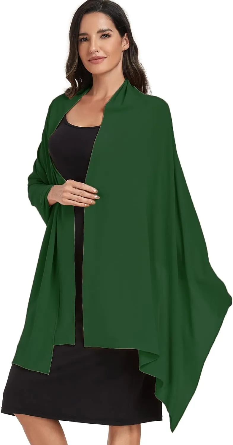 Chiffon Shawl and Wraps for Women Warm Scarves Wedding Evening Bridal Scarfs Pashmina Shawls