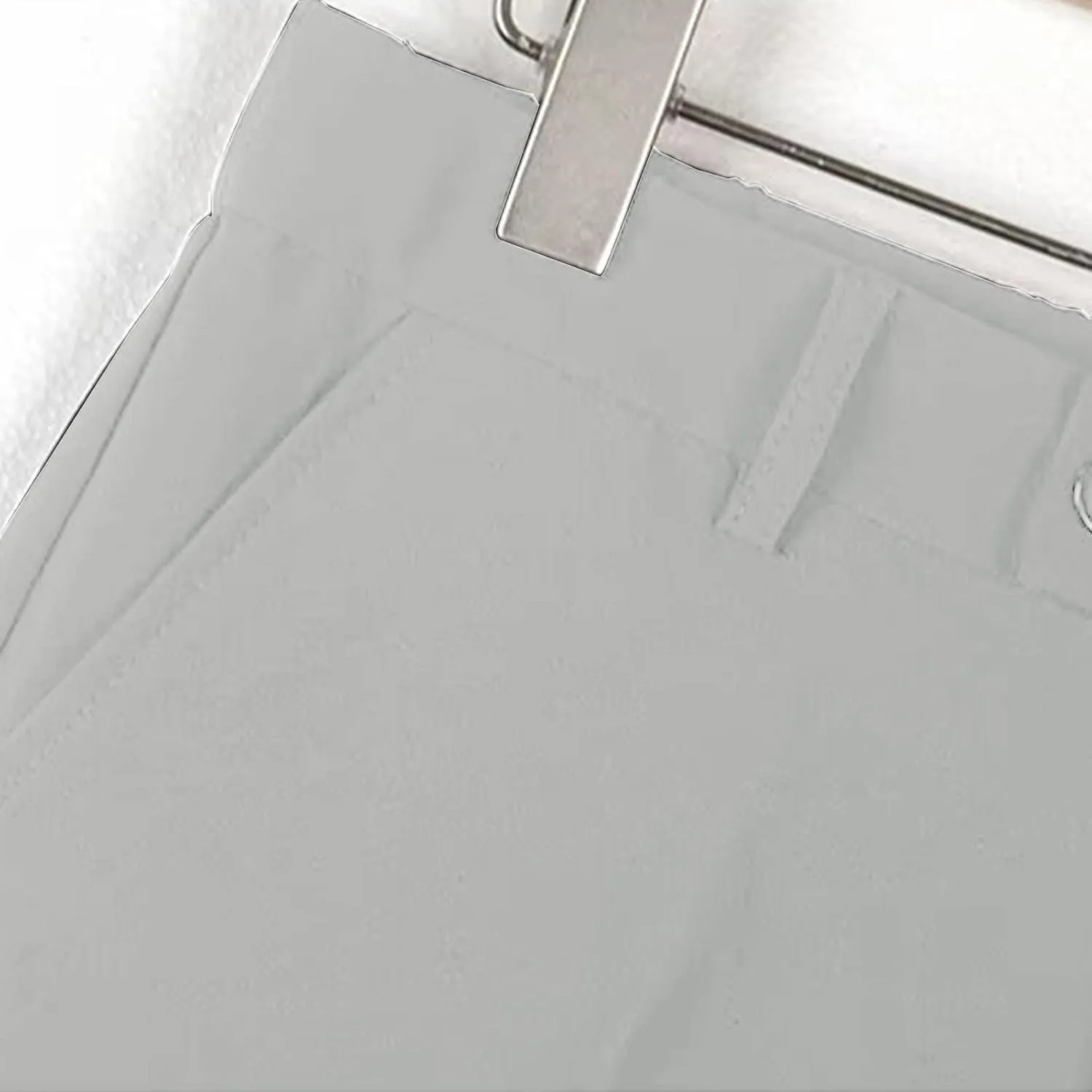 Chino Shorts Men Casual Pleated Front Golf Work Casual Shorts Lightweight Stretch Waist Button Dress Pants with Pockets