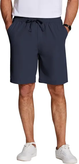 COOFANDY Men's Casual Drawstring Shorts Lightweight Elastic Waist Walking Shorts with Pockets