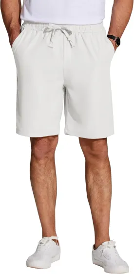 COOFANDY Men's Casual Drawstring Shorts Lightweight Elastic Waist Walking Shorts with Pockets