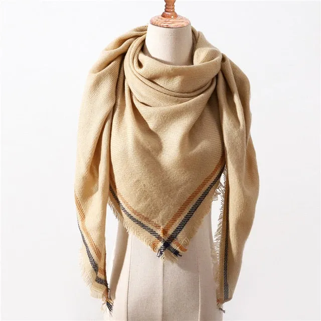 Fashion Silk Winter Scarf Printed Bandana Shawl #6262