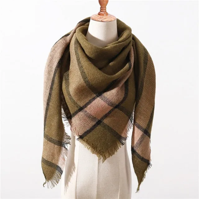 Fashion Silk Winter Scarf Printed Bandana Shawl #6262