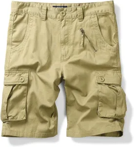 OCHENTA Men's Camo Cargo Shorts with 6 Pockets Casual Military Work Shorts