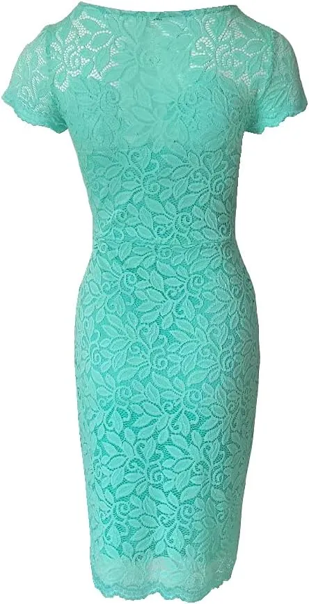 ODCOCD Women's Lace Dress/Cocktail Party Dress/Wedding Guest & Bridesmaid Dresses