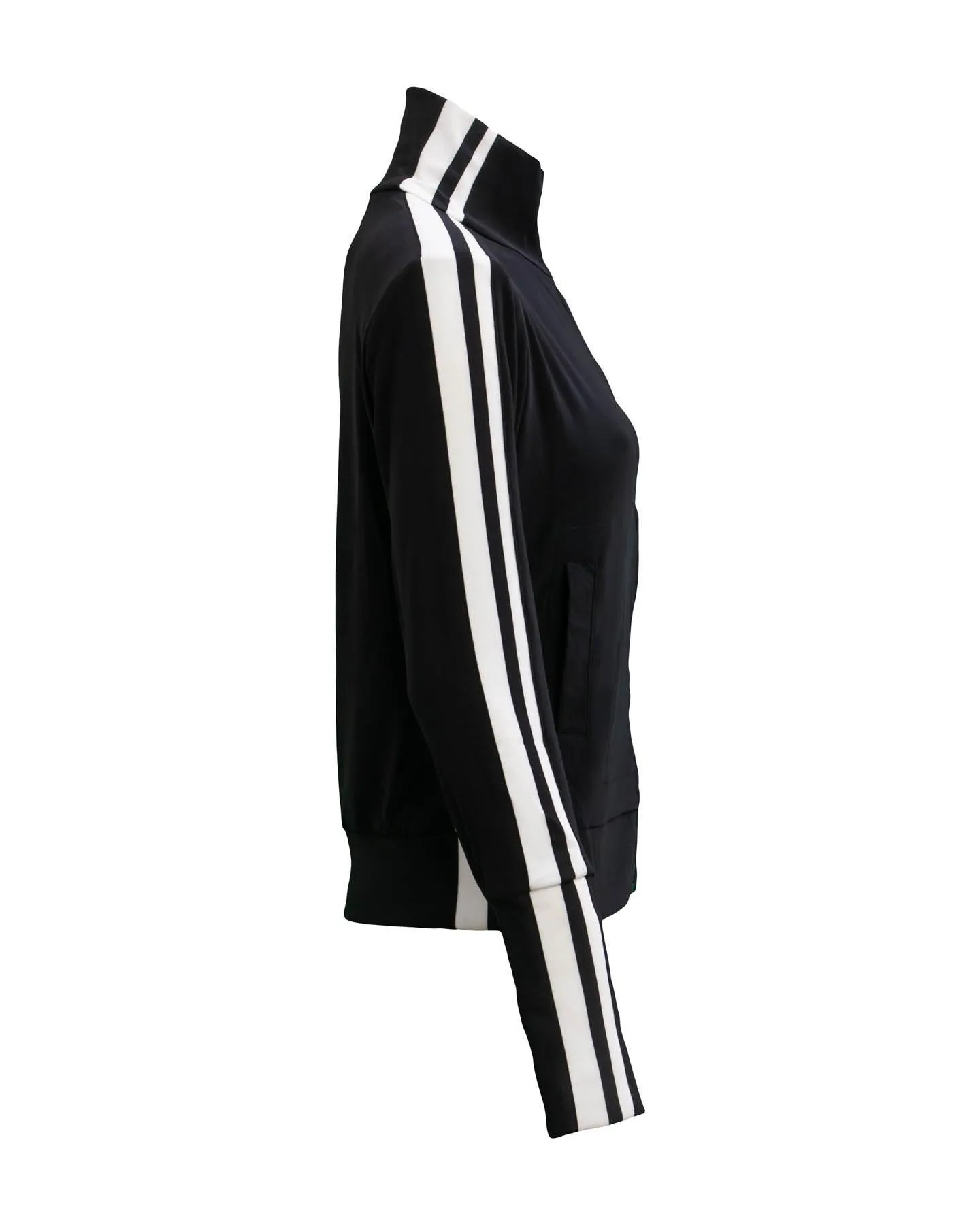 Side Stripe Zip Up Jacket