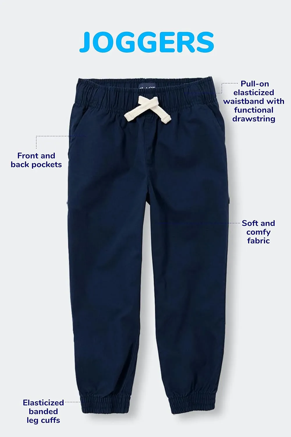 The Children's Place Baby Toddler Boys Pull on Jogger Shorts