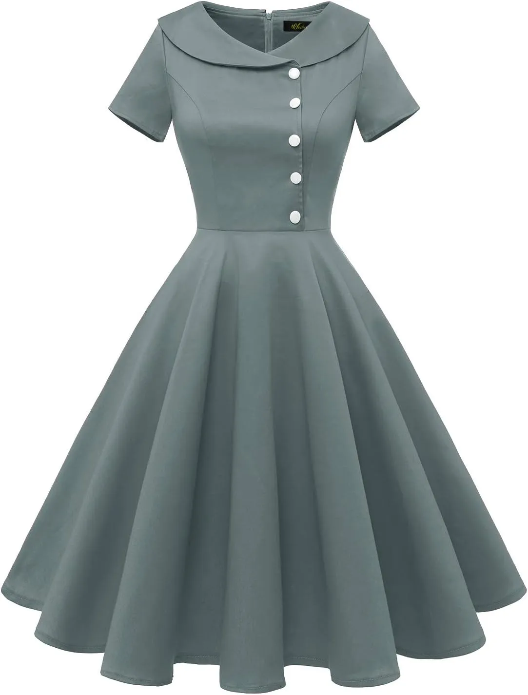 Wedtrend Women's 1950s Vintage Audrey Hepburn Style Cocktail Swing Dresses