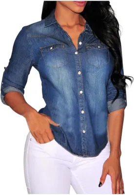 Women's Oversized Botton up Denim Jackets Classic Fit Crop Jean Jacket Stretch Casual Coat with Pockets Teen Girls